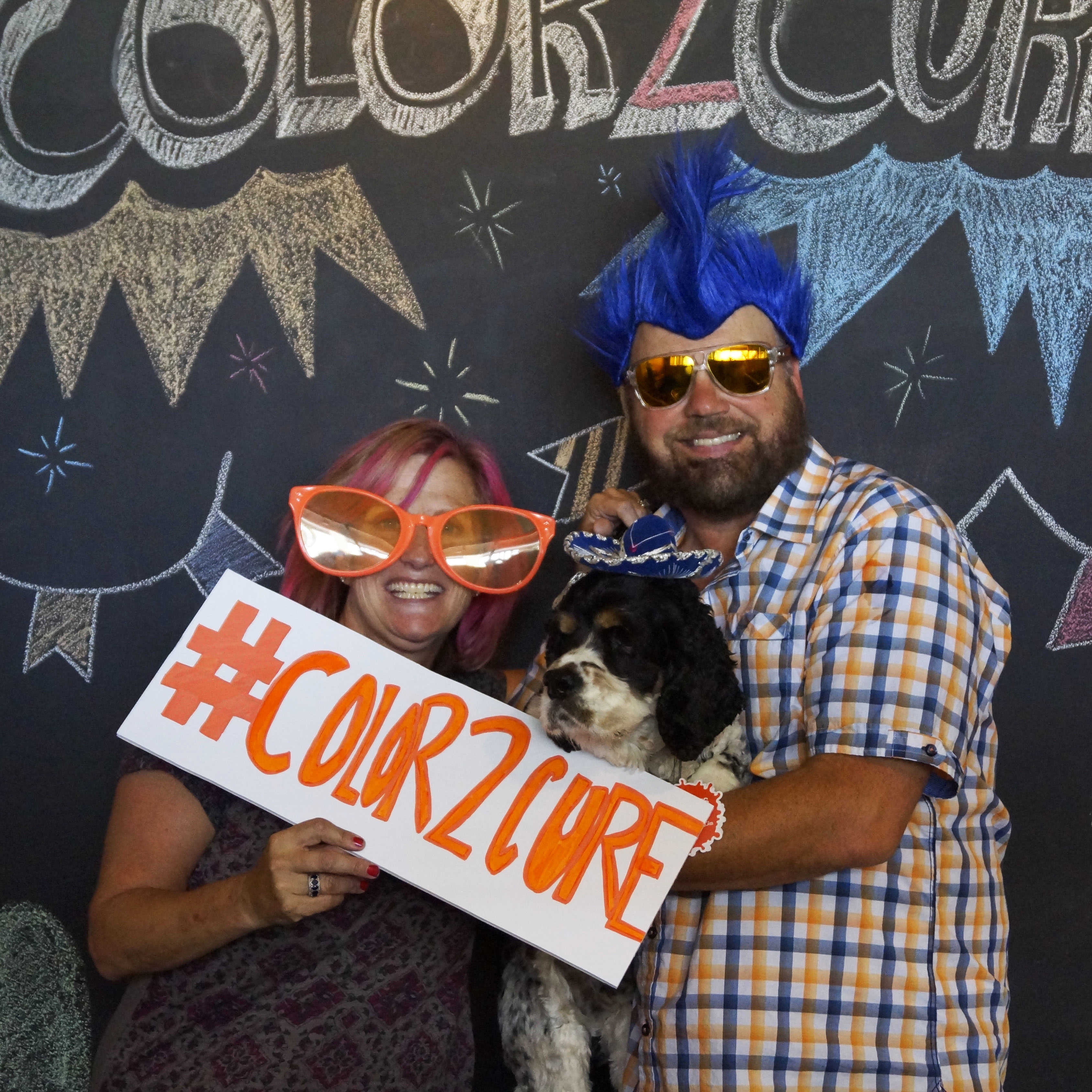 Dale and Angy Swanson for #Color2CureMS